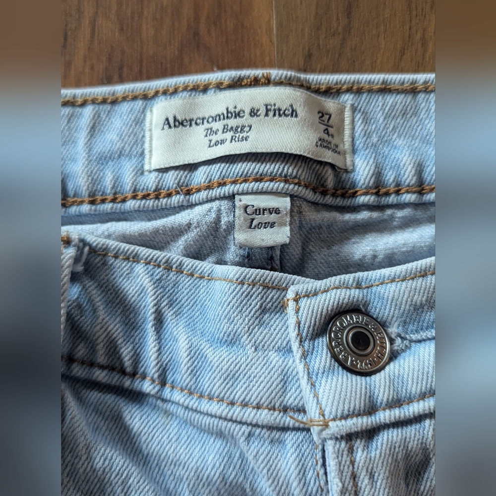Abercrombie & Fitch Blue Boyfriend Jeans